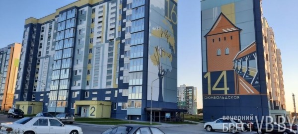 Сочными красками заиграл новый район близ медицинского комплекса в брестском &laquo;Заречье&raquo;