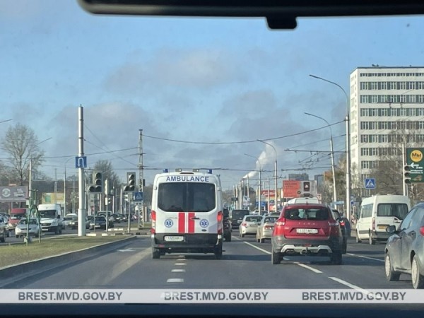 В Бресте ГАИ провела прогон &laquo;скорой&raquo;