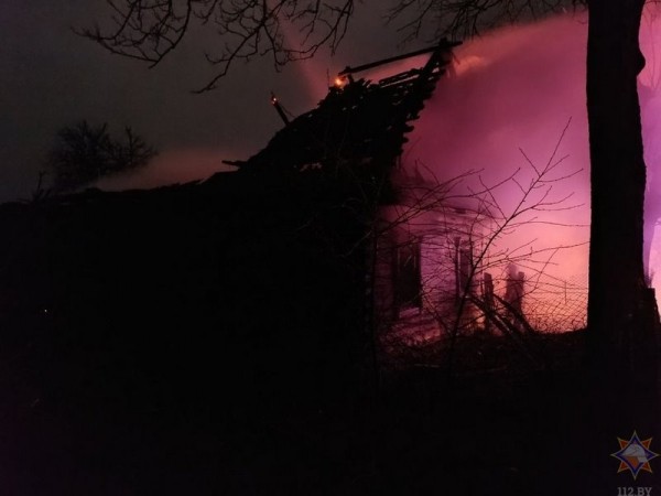 Пинском районе курсант Военной академии спас мужчину на пожаре