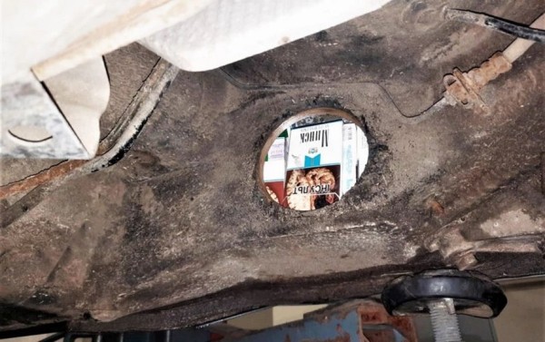 Белорус на &laquo;нафаршированной&raquo; сигаретами Audi случайно попался на дороге пограничникам