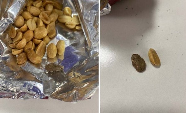 Обнаружил камень в пакетике орешков. После жалобы получил компенсацию, от которой стало смешно