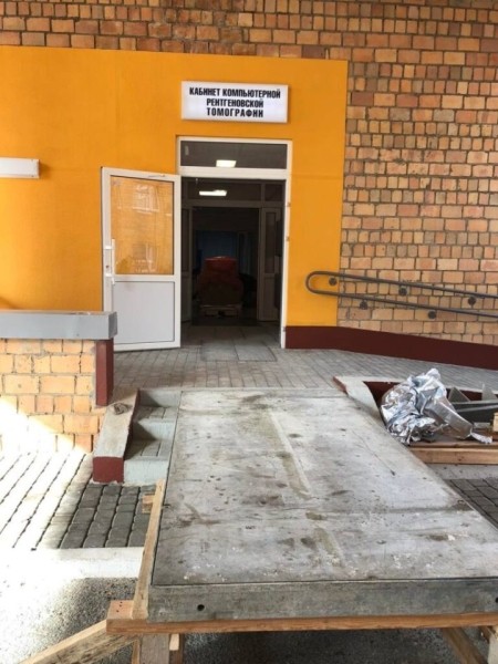 Компьютерный томограф установили в Ляховичской ЦРБ