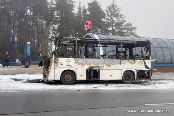 В Минске горел автобус