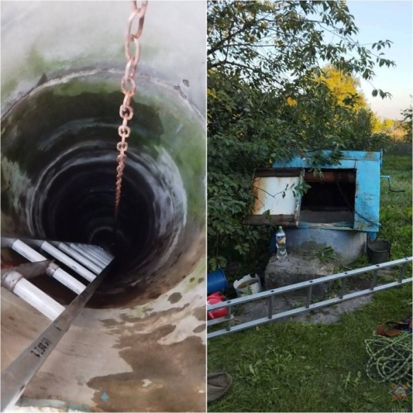 В Беларуси пенсионерка спасли из питьевого колодца