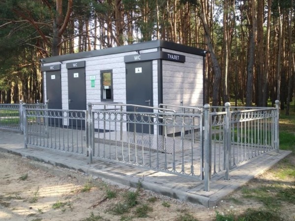В Бресте в парке воинов-интернационалистов установили туалет