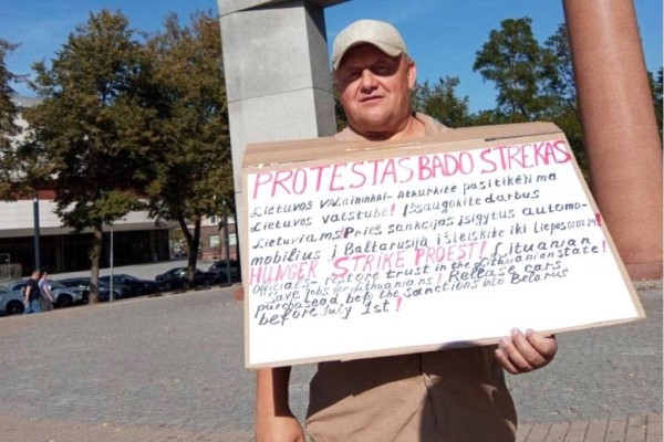 Белорус, которому Литва не отдает автомобиль, объявил голодовку в Клайпеде
