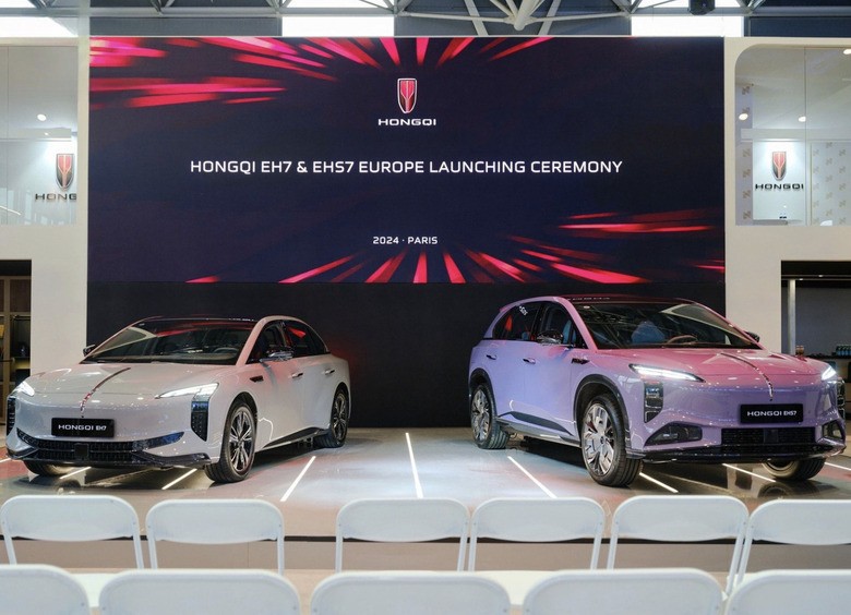 Hongqi показала в Париже электрические кроссовер и седан