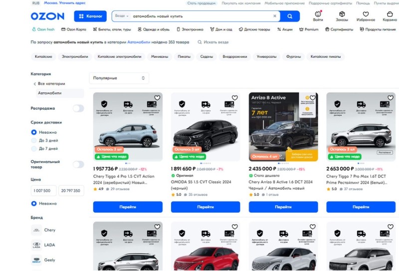 Год спустя: сколько машин на самом деле покупают на маркетплейсах