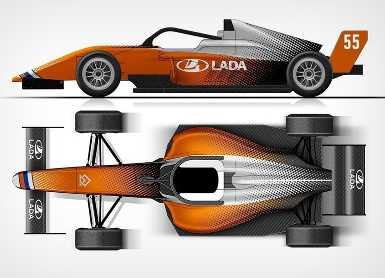 Изображения гоночного болида LADA выложили в Сеть
