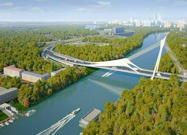 На западе Москвы появится новый мост-парус через реку